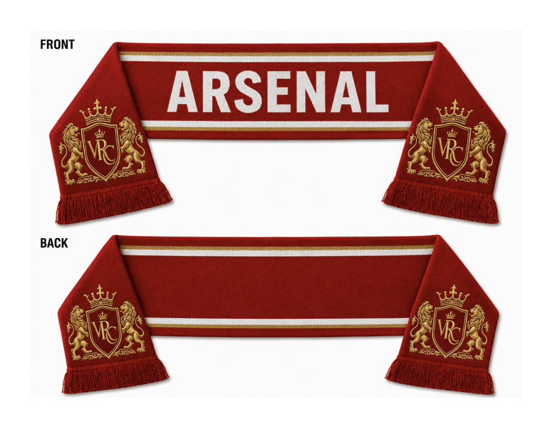 VRC Arsenal Crest Scarf