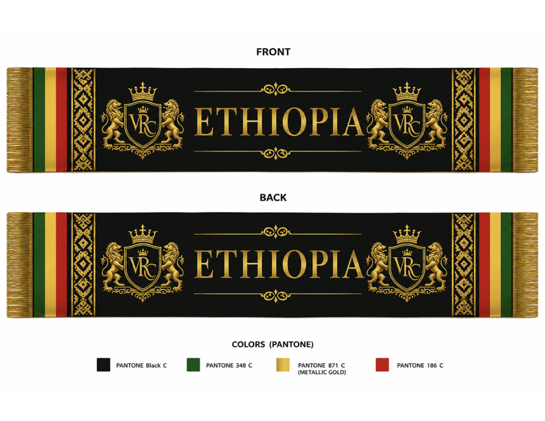VRC Ethiopia Crest Scarf