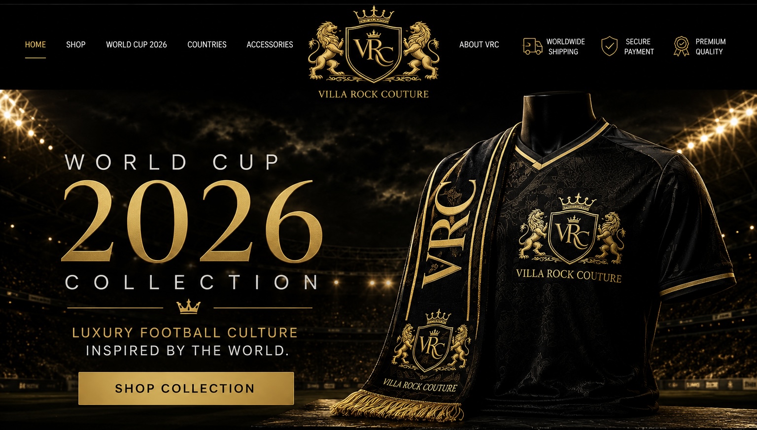 Villa Rock Couture World Cup 2026 Collection